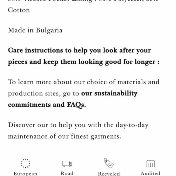 Imported Sezane Scott trench coat camel NEW - Picture 2 of 16